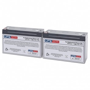 Middle Atlantic Select Series UPS 500VA UPS-S500R Compatible Replacement Battery Set