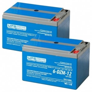 Shoprider Dasher 4 GK8 24V 12Ah Battery Set