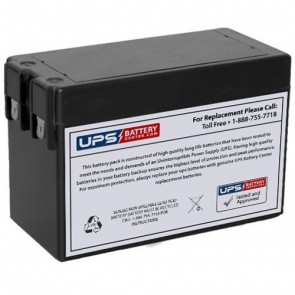 TCS SL12-2.5 12V 2.5Ah Replacement Battery with F1 Terminals