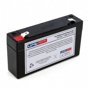 Technacell EP612 6V 1.2Ah Battery with F1 Terminals