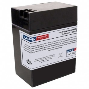 Telong 6V 14Ah TL6140B Replacement Battery with +F2 -F1 Terminals