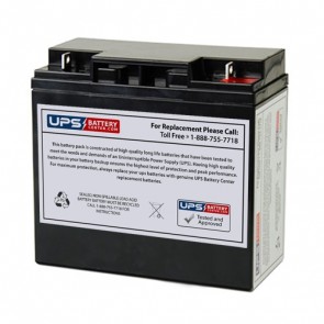 TLV12220D - 12V 22Ah Deep Cycle Sealed Lead Acid Battery with F3 Terminals