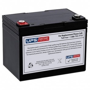 TLV12350M5 - 12V 35Ah Sealed Lead Acid Battery with M5 Insert Terminals