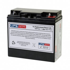 Ultracell 12V 20Ah UL20-12 Replacement Battery with F3 Terminals