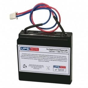 Unibo 6V 0.5Ah GB6-0.5 Replacement Battery with WL Terminals
