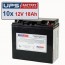 GE Medical Systems AMX II Batteries - Set of 10