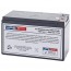 MHB 12V 7Ah MS7-12 Replacement Battery with F2 Terminals