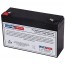 Wangpin 3FM9 6V 9Ah Battery