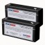Impact Instrumentation 302 Portable Aspirator Batteries - Set of 2