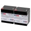 Criticare Systems 8100E 12V 5Ah Medical Batteries with F1 Teminals