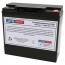 Delta HR 12-80W 12V 20Ah Battery with M5 Terminals