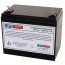 Flying Power 12V 75Ah NM12-80 Battery with M6 Terminals