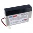 Kinghero SJ12V0.8Ah 12V 0.8Ah Battery with J2/JST Terminals