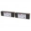 Liko Likorall 242 Patient Lift Replacement Battery Set with F1 Terminals on Same Side