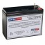 LongWay 12V 10Ah 6FM10NB Battery with Nut & Bolt Terminals