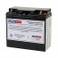 LongWay 12V 20Ah 6FM20S Battery with F3 Terminals