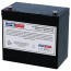 NP55-12SG - MaxPower 12V 55Ah Battery with F11 Terminals