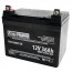 TLV12360U1-DC - 12V 36Ah GEL Deep Cycle Sealed Lead Acid Battery with Nut & Bolt Terminals