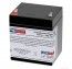 Volta 12V 5Ah VT1204 Replacement Battery with F1 Terminals